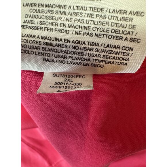 Nike Golf Victory Polo Shirt Tour Performance Pink Short Sleeved Polo Men's XXL - Picture 7 of 7